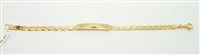 Pulsera Lorenza Gioielli Bracciale Con Piastra Massiccio in Oro amarillo BR225884 - BR225884